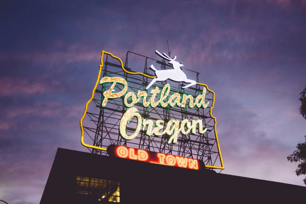 Portland, OR -- Sign